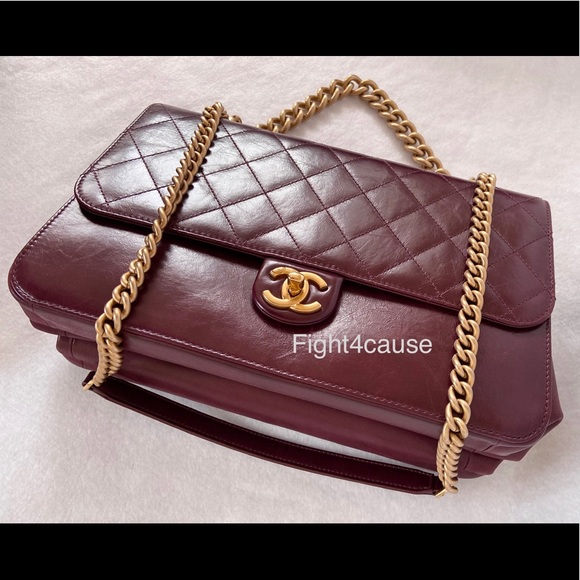 SOLDParis Cosmopolite Straight Lined Burgundy Gold - Picture 2 of 3